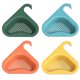 thumbnail image 4 of Batería de Cocina Cesta coladora para fregadero Filtro colgante triangular Estante de almacenamiento para fregadero (Amarillo) Tmvgtek Libre de BPA, 4 of 6