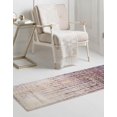 thumbnail image 2 of Unique Loom Del Mar Ombre Print Area Rug 2' 7 x 10' Runner Purple/Ivory, 2 of 2