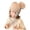 Khaki, variant on Kids Winter Knit Trapper Hat with Double Pom Pom and Ear Flaps Warm Fleece Lined Cap for Toddlers Boys Girls