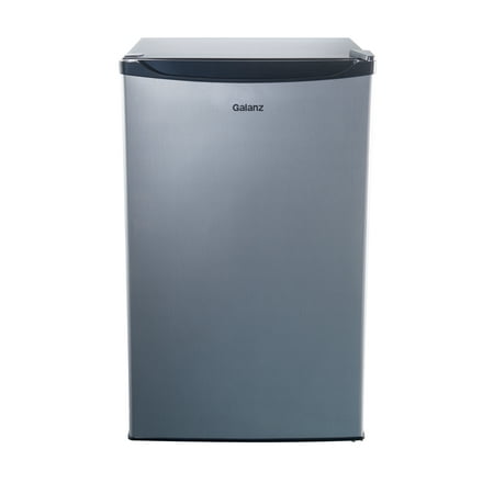 Galanz 4.3 Cu Ft Single Door Compact Refrigerator GL43S5, Stainless