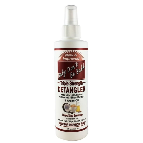 Baby Don't Be Bald Triple Strength Detangler 8 Oz.,Pack of 2