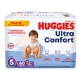 thumbnail image 1 of Pañales Huggies UltraConfort etapa 5 niño 60 piezas, 1 of 6