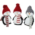 thumbnail image 3 of Northlight Plush Penguins with Hats and Matching Scarves Christmas Figures - 6" - Set of 3, 3 of 3