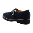 thumbnail image 3 of Vionic Women's Navy Blazer Suede Carmen T-Strap Flats 7.5W, 3 of 8