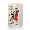 thumbnail image 2 of Happy Birthday Card to a Brilliant Grandpa Laughing French Clown Party, 2 of 3