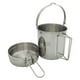 thumbnail image 1 of de utensilios de cocina para acampar, taza liviana de material acero inoxidable, sartén para acampar, plegable con tapa y bolsa de malla, olla para Sunnimix utensilios de cocina al aire libre, 1 of 8