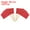 Red, variant on 100 Pcs Flag Toothpicks Cheese Markers Colored Cake Toppers Green