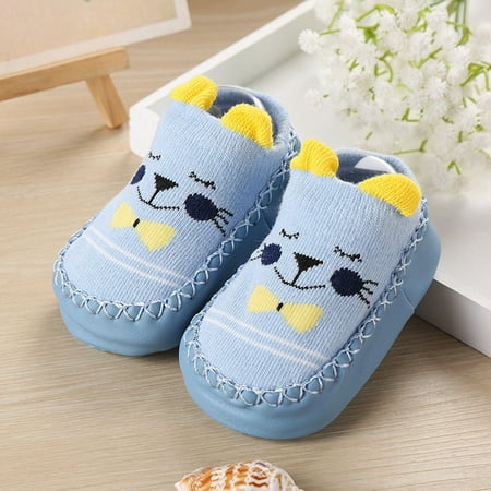 

Childrens hair accessories Newborn Baby Boys Girls Cartoon Ears Floor Socks Anti-Slip Baby Step Shoes Socks CHMORA