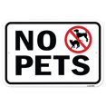 thumbnail image 1 of SignMission A-1218-24987 12 x 18 in. Aluminum Sign - No Pets, 1 of 1