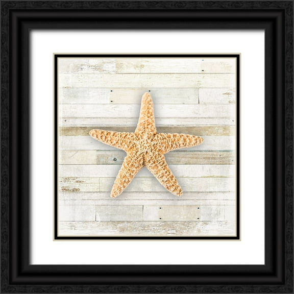 LightBoxJournal 12x12 Black Ornate Wood Framed with Double Matting Museum Art Print Titled - Gypsy Sea Coastal 2