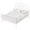 White, variant on 1/12 Scale Miniature Double Bed Bed with Detachable Bedding Dollhouses Model Scene Props Craft Project Decoration