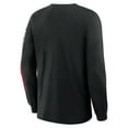 thumbnail image 5 of Men's Fanatics Black San Francisco 49ers Clock Management Legacy Long Sleeve T-Shirt, 5 of 5