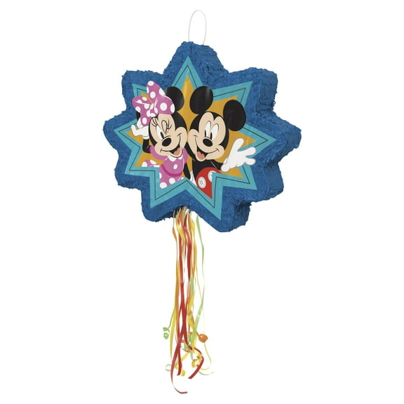 Disney Mickey & Friends Clubhouse Shaped Drum Pull Pinata, 1ct