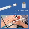 thumbnail image 2 of Graflsoa Stylish Active Stylus Pen for iOS & Android, Universal Touchscreen Drawing & Writing Tool with White Fabric Tip & Copper Cap, 2 of 6