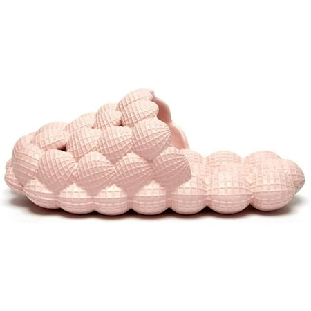 

Unisex Bubble Slides for Kids Massage Golf Ball Shoes Slides Funny Lychee Bubble Slippers for Spa Bedroom Gym Shower Beach Bath