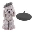 thumbnail image 2 of Chien Béret Chapeau Réglable Mignon Chat Béret Confortable Doux Chien Costume Accessoires Photo Accessoires de Mode pour Animaux de Compagnie Accessoires, 2 of 8
