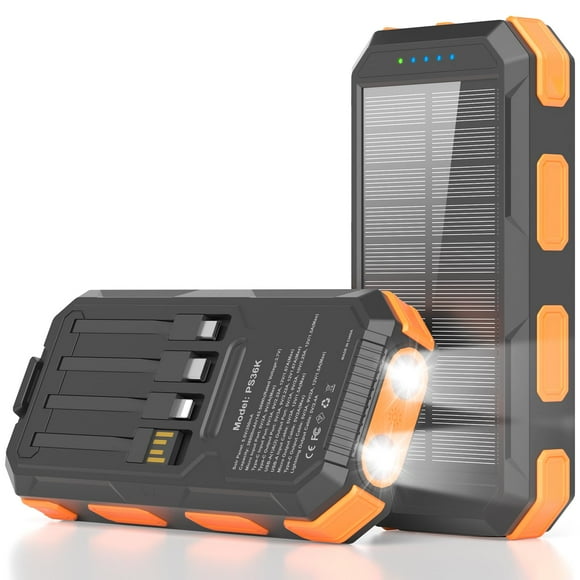 Power Bank Solar YELOMIN 38800mAh PD 22.5W 6 Puertos