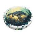 thumbnail image 1 of Disketp Watercolor Turtle3 Funda Redonda para Taburete, Funda de Cojín para Silla de Bar Suave y Elástica-13 inch, 1 of 7