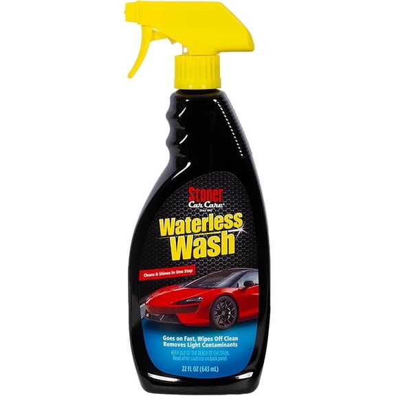 Stoner Car Care 92604 22-Ounce Waterless Wash Spray Easily Cleans And Details Cars, Boats, RVs, Motorcycles & More, Easy Scratch-Free Clean, Pack of 1
