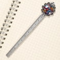 thumbnail image 3 of Graffiti Bookmarks: a Vintage Silver Lace-Edged Bookmark, a Gift for Readers and Book Lovers, 3 of 5