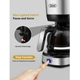 N/A 4Cup Coffee Maker,Small Drip Coffeemaker Compact Coffee Pot Brewer