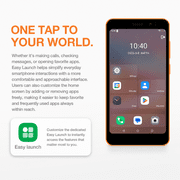 AGM N2 | Small Smartphone | 4.96 Compact Screen | 190g Lightweight | Android 16 Go | Student Friendly 4G Phone | Google Family Link | 3GB+32GB Expandable | Orange | Compatible with T-Mobile Only