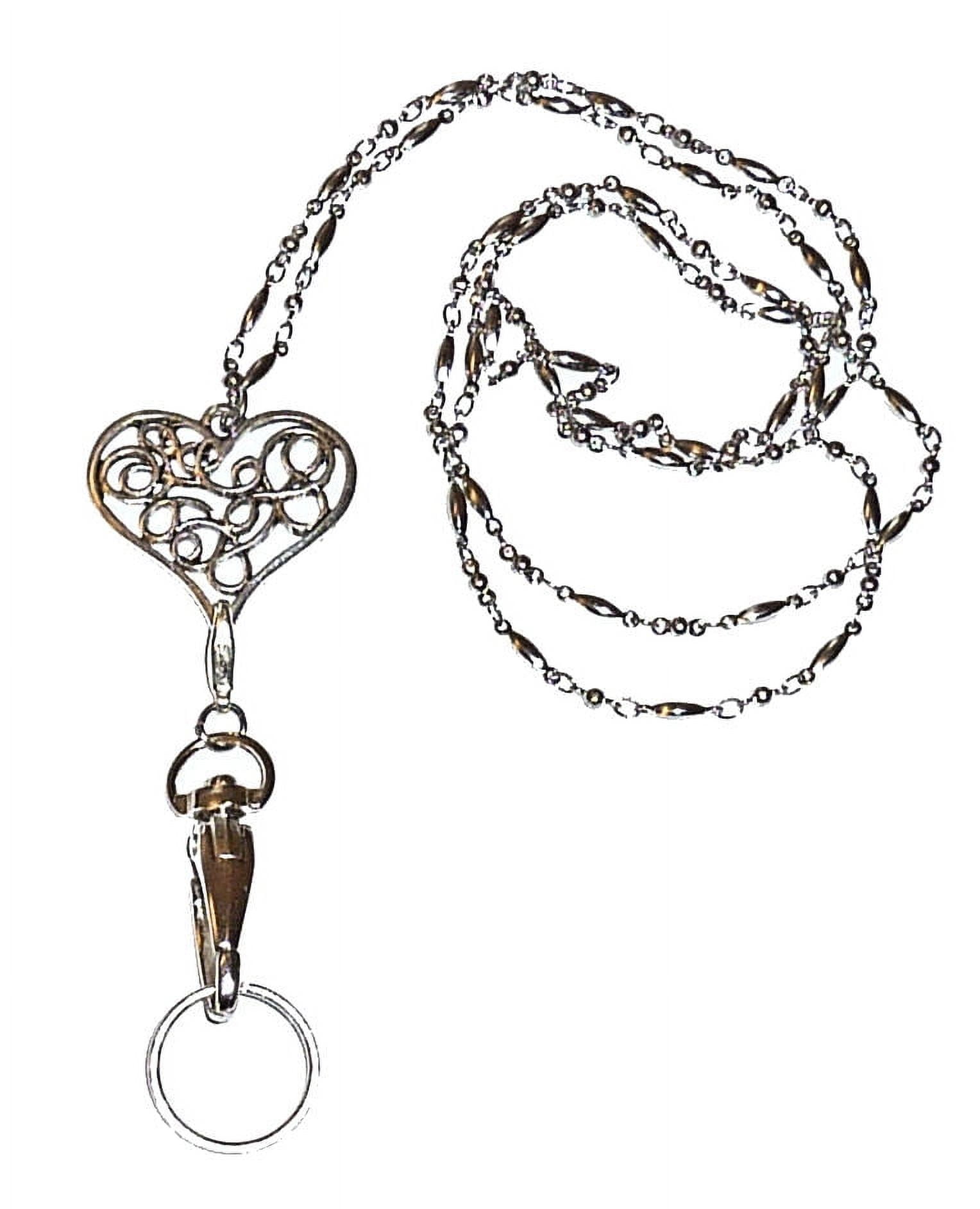 3 Pack of Our Most Popular Silver Trendy Lanyards ID Badge Holders Strong
