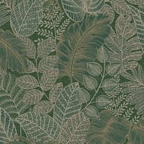 Superfresco Easy Scattered Leaves Forest Green Wallpaper