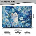 thumbnail image 7 of COEQINE Cargo Liner for Dogs, Cute Trunk Floor Mat Durable Pet Cargo Mat for Cats, Auto Interior Accessories Decor with Non-slip Backing, Watercolor Cat Daisy Blue, 7 of 7