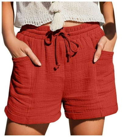 Women Straight Leg Two Cute Short Set for Women Casual Pants High Waist Sports Women Boy Shorts Underwear Loose Shorts Fashion Women Shorts for Summer Denim Short Heels for Women Sleepwear for Women S