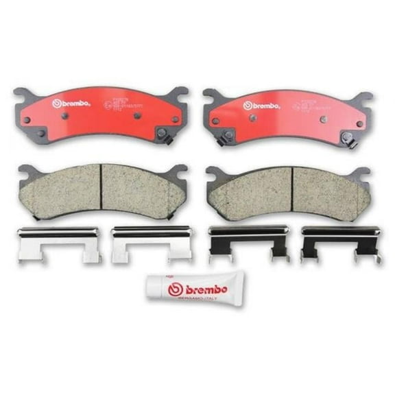 Brembo P10027N Disc Brake Pad Set for 2001-2003 Chevrolet Silverado 1500 HD - Rear