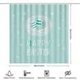 thumbnail image 2 of PRATYUS Easter Eggs Hidden Bird Nest Waterproof Bathroom Shower Curtain 70.8x70.8 Inches White, 2 of 4
