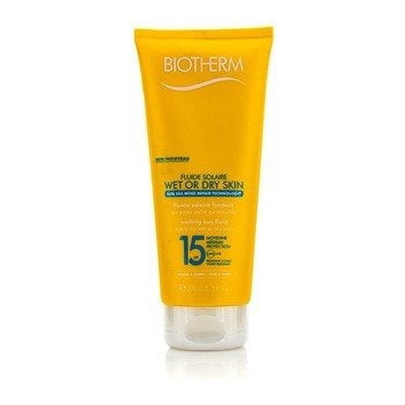 Fluide Solaire Wet Or Dry Skin Melting Sun Fluid SPF 15 For Face and Body - Water Resistant 6.76oz