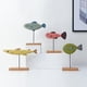 thumbnail image 2 of Peces De Madera, Decoración De Soporte, Estatua De Pescado, Decoración De Escritorio Para Bar De Oficina En Casa Kearding HA040697-01, 2 of 6