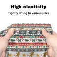 thumbnail image 7 of COEQINE Christmas Stripes Padded Seat Cover for Rollator Walker for Men 2 Pcs Universal Rollator Walker Seat and Backrest Covers Comfortable Walker Seat Covers for Women, 7 of 7