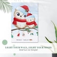 thumbnail image 4 of Dreamtimes Poster Prints Wall Paper Art Decor Merry Christmas New Year Owls Birds Animal Cute 12x18 inch Photo Picture Poster for Home Bedroom Living Room Kitchen, 4 of 7