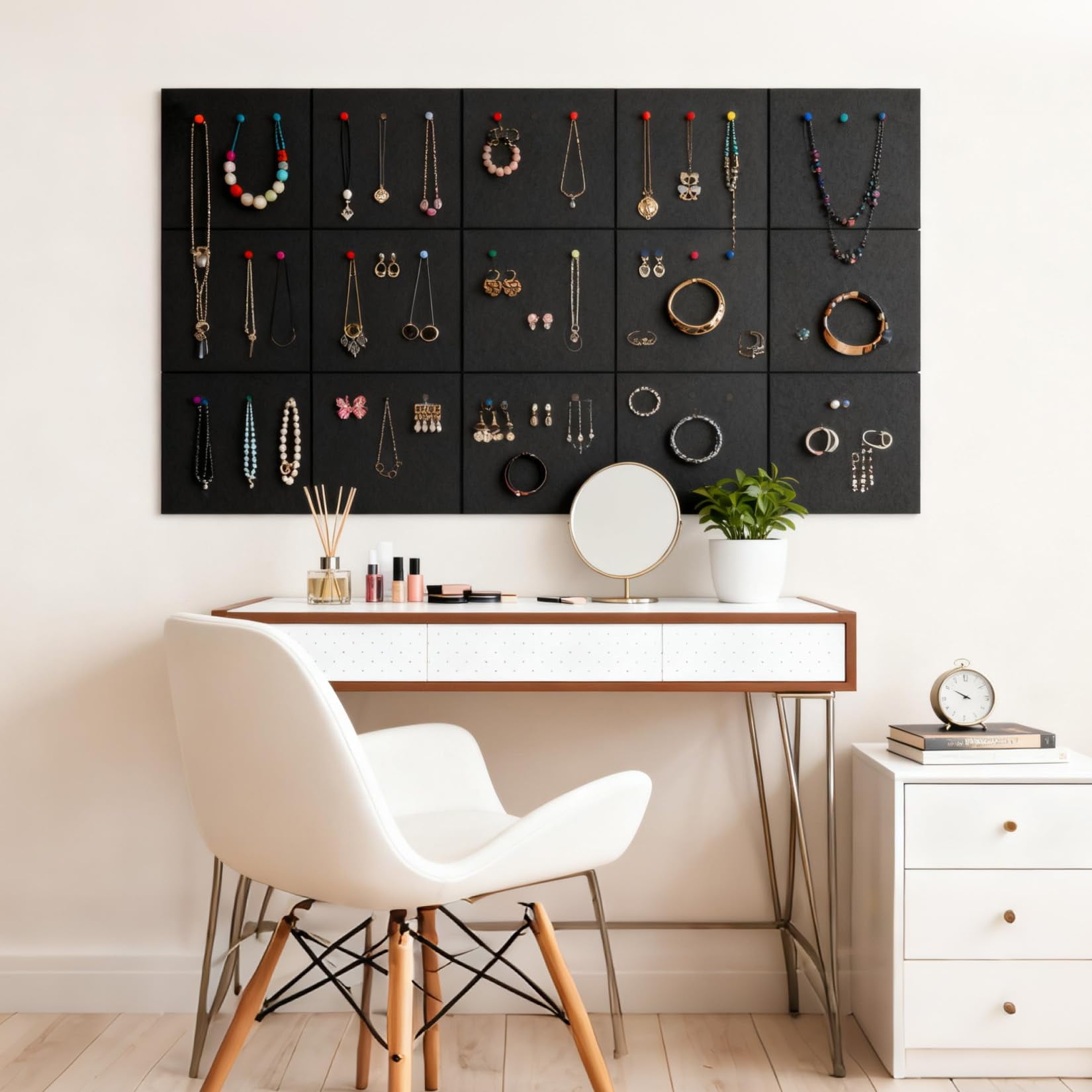School – Black, 30x30x0.9cm