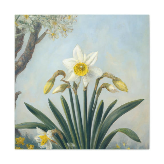 Daffodils In Neoclassicism - Canvas