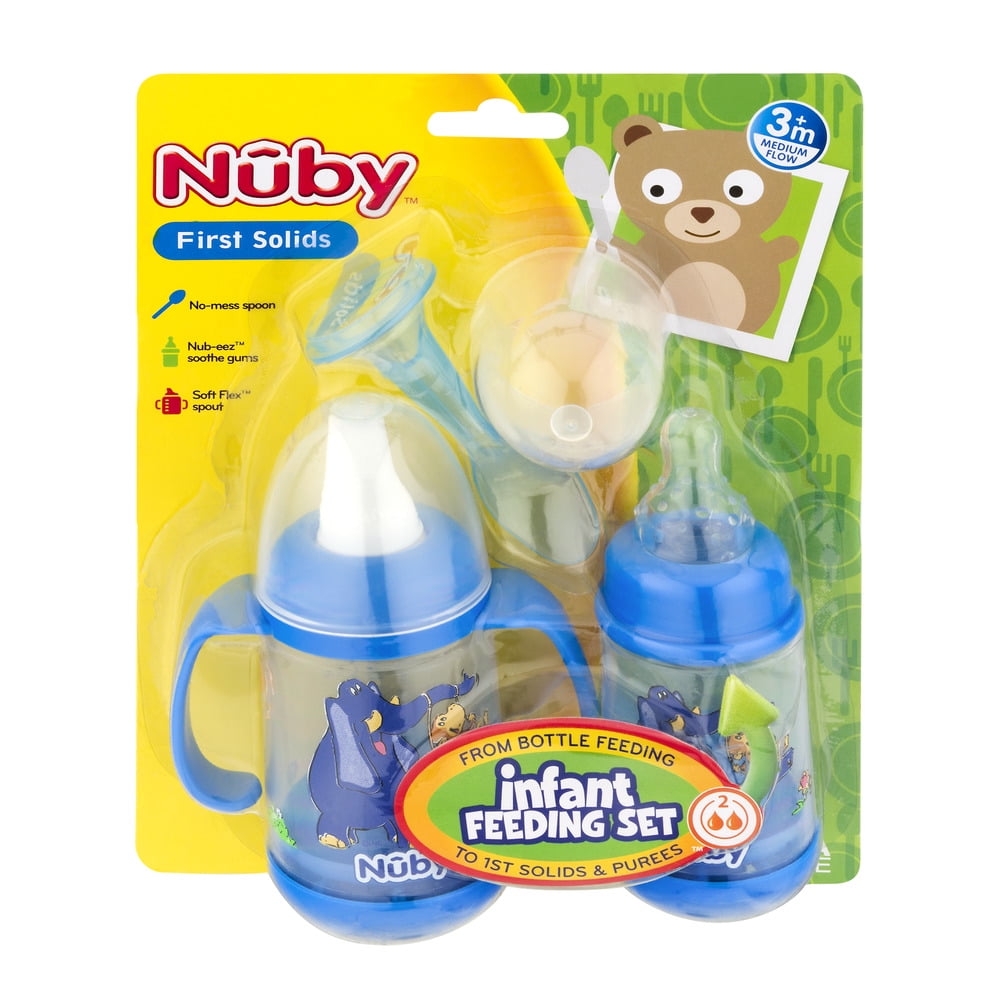 Nuby InfaFeeder Set, Elephant, BPAFree