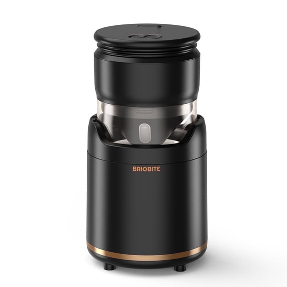 BRIOBITE Soft Serve Ice Cream Maker 0.5 Qt Rechargeable Mini Machine for Sorbet, Gelato, Frozen Yogurt Maker Black
