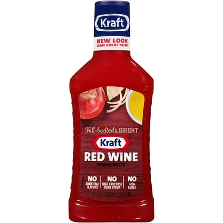 Kraft Salad Dressing Vinaigrette Red Wine, 16 fl oz