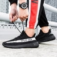 thumbnail image 3 of Zapatillas de correr para hombre, zapatos deportivos transpirables para exteriores, cómodos, informales, a la moda, 2023, 3 of 4