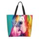 thumbnail image 1 of Disketp Watercolor White Horse Bolsa Tote Estampada para Mujer, Bolso de Hombro y de Mano para Compras y Viajes, 1 of 8