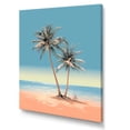 thumbnail image 2 of Designart "Serene Pearl Paradise On A Deserted Island" Palms & Palm Trees Wall Art Prints, 2 of 7