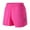 Hot Pink, variant on Women's Shorts Plus Size Bermuda Solid Color Large Size Shorts Thin Casual Loose Home Pants Sporty And Wearable Sports Shorts