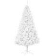 thumbnail image 1 of HOMCOM 7ft Christmas Tree Holiday Decoration with Stand - White, 1 of 9
