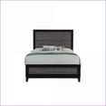 thumbnail image 4 of Bedroom Set, Urban Farmhouse Dark Gray & Black 5PC King | Solid Wood+MDF | Slat/Spindle Beds, 4 of 7