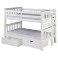 thumbnail image 5 of Santa Fe Mission Low Bunk Bed Twin over Twin - Bed End Ladder - Multiple Finishes - with Twin Size Under Bed Trundle, 5 of 11