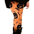 thumbnail image 1 of Gibobby Leggings con bolsillos dama Leggings estampados cómodos informales para mujer Pantalones largos yoga（Anaranjado， L), 1 of 5