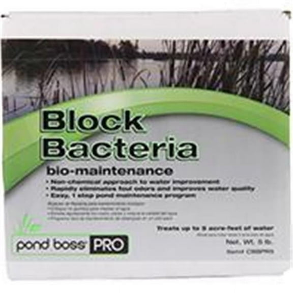 Pond Boss Pro Pond Bacteria Block,5 lb.,Block 54290